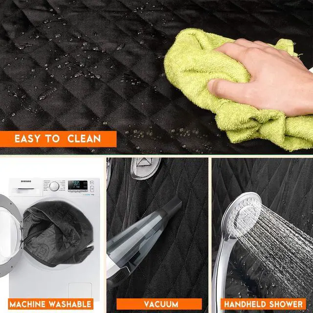 Alt view image 7 of 7 - Dog Car Seat Cover, Back Seat Cover for Dogs Pet Car Seat Protector