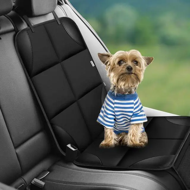 Alt view image 6 of 7 - Car Seat Protector for Child Car SeatNon-Slip Backing No Imprints