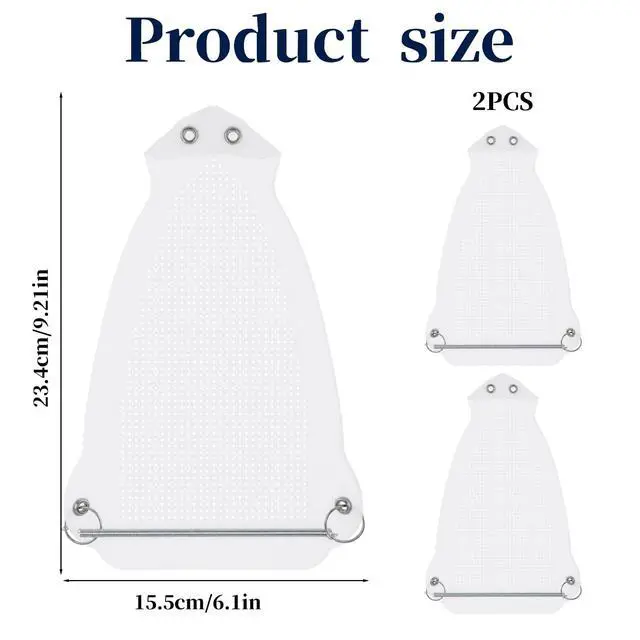 Alt view image 2 of 7 - Universal Iron Protective Cover Shield, 2 Pcs Ironing Shoe Cover