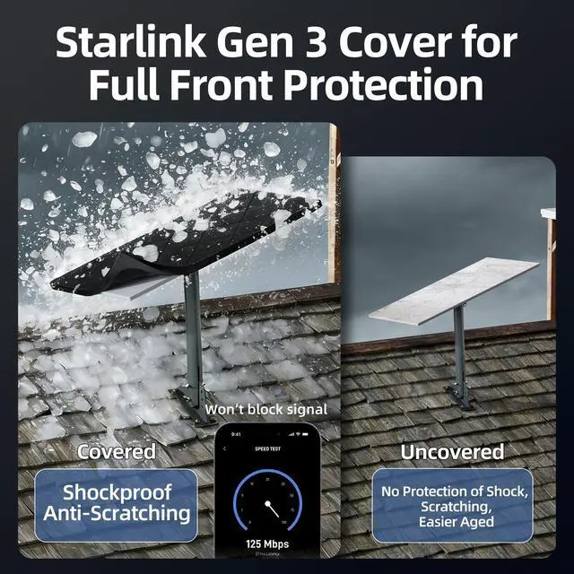 Alt view image 2 of 6 - Starlink Standard 4/4X/Gen3 Protective Case Cover Liquid Silicone Sleeve