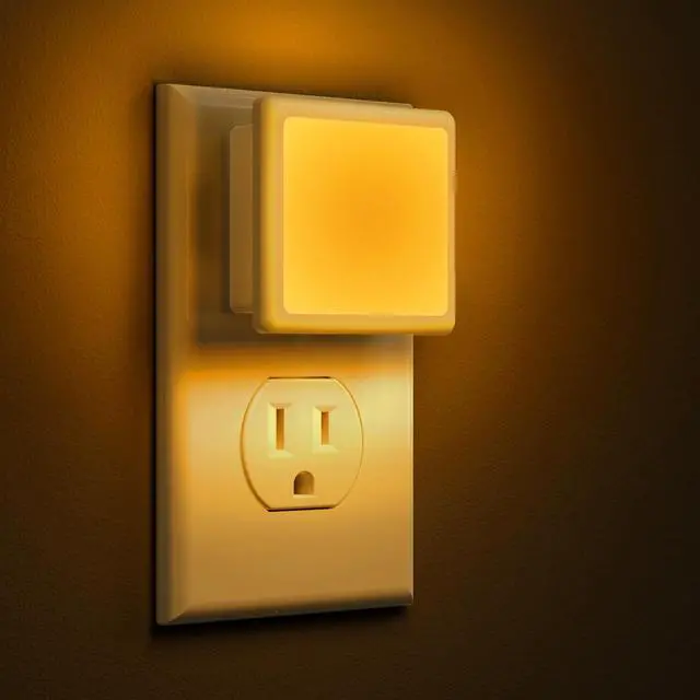 Main image of LED Night Lights Plug into Wall 2-Pack, 0.3W Plug in Night Light
