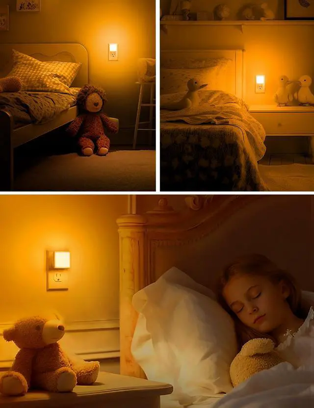 Alt view image 5 of 7 - LED Night Lights Plug into Wall 2-Pack, 0.3W Plug in Night Light