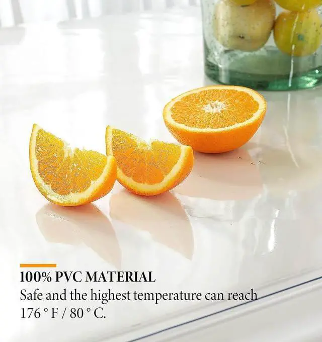 Alt view image 6 of 7 - 2.0mm Clear Desk Cover Protector, 16×36 Inch Clear Desk Cover, Rectangular Vinyl Desk Pad, PVC Plastic Table Cover for Office, Dresser, Night Stand, Computer & Writing Desk Tabletop