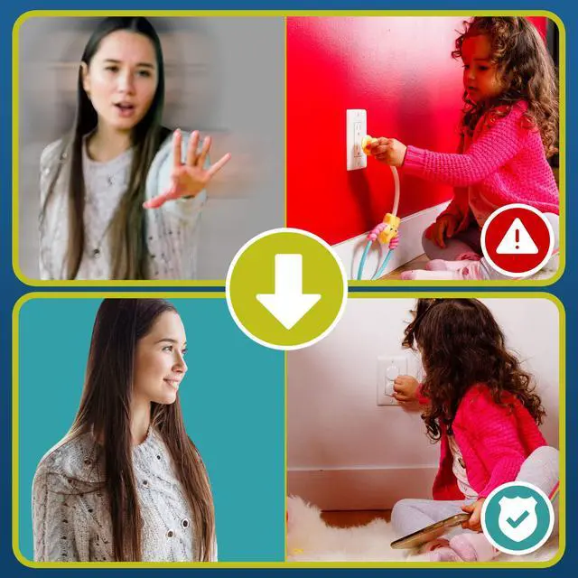 Alt view image 2 of 7 - Clear Outlet Covers (50 Pack) Value Pack Baby Safety Outlet Plug Covers Durable & Steady Child Proof Your Outlets Easily