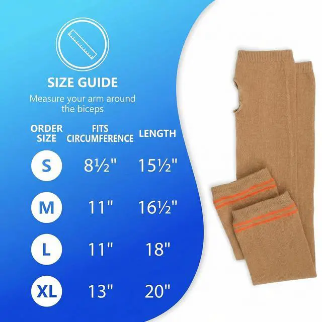 Alt view image 4 of 5 - Geri-Sleeves Arm Skin Protectors Pair of and Washable Protects Sensitive Thin Skin from Tears & Abrasions