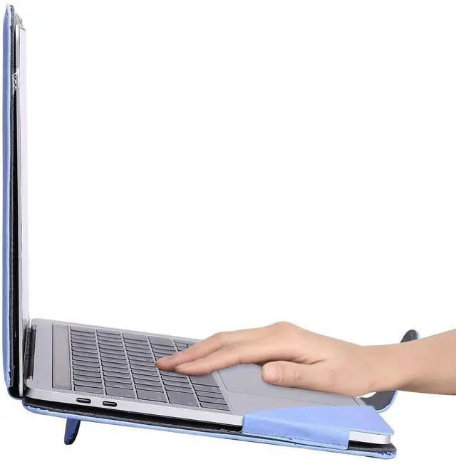 Alt view image 4 of 7 - PU Leather Sleeve Case Compatible with MacBook Air 13.6 inch
