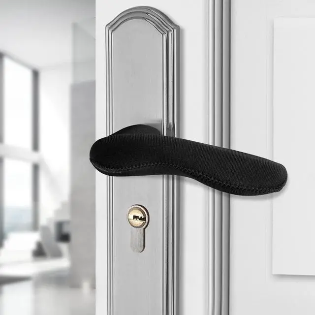 Main image of 4PCS Door Handle Covers - Anti-Scald Door Handle Protector Door Knob Cushion Cover Protect Hands from Burns and Chills