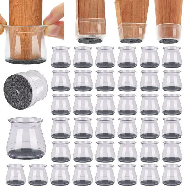 Main image of 40Pcs Chair Leg Floor Protectors for Hardwood Floors Anti-Scratch