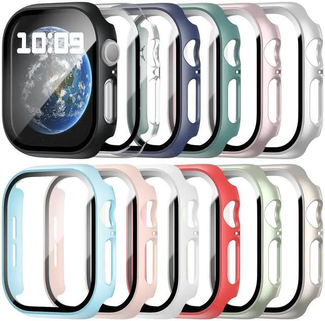 Main image of 12 Pack Hard PC Case Compatible with Apple Watch Series 11/10 42mm