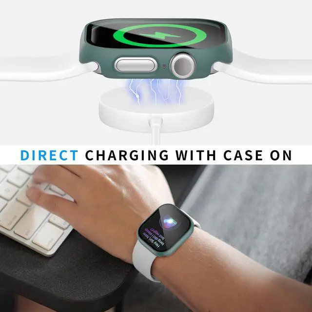 Alt view image 6 of 6 - 12 Pack Hard PC Case Compatible with Apple Watch Series 11/10 42mm