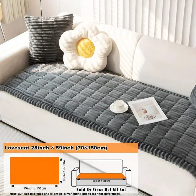 Alt view image 6 of 6 - Couch Cover for Dogs Washable Non-Slip Pet Friendly Sofa Protector