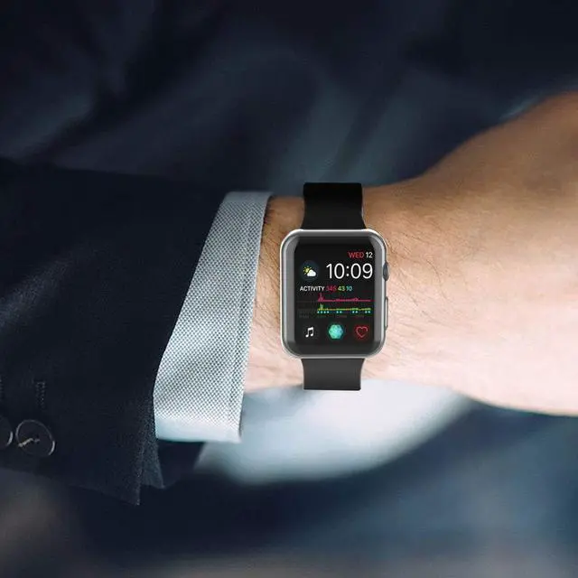 Alt view image 4 of 7 - Soft Screen Protector Case for 40mm Apple Watch SeriesSE3/SE2/SE/6/5/4