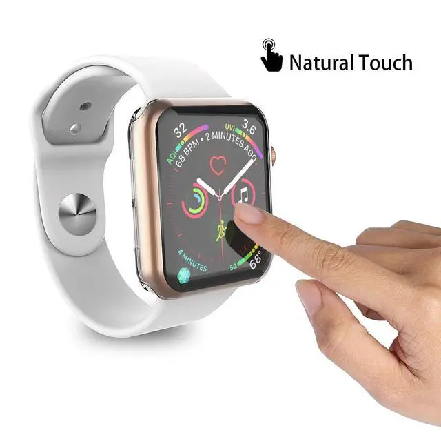 Alt view image 5 of 7 - Soft Screen Protector Case for 40mm Apple Watch SeriesSE3/SE2/SE/6/5/4