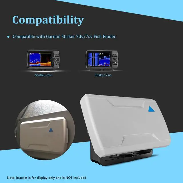 Alt view image 3 of 7 - 010-12441-02 Protective Cover for Garmin Striker 7dv/7sv Fish Finder, Weatherproof Waterproof Screen Protection(7 Series)