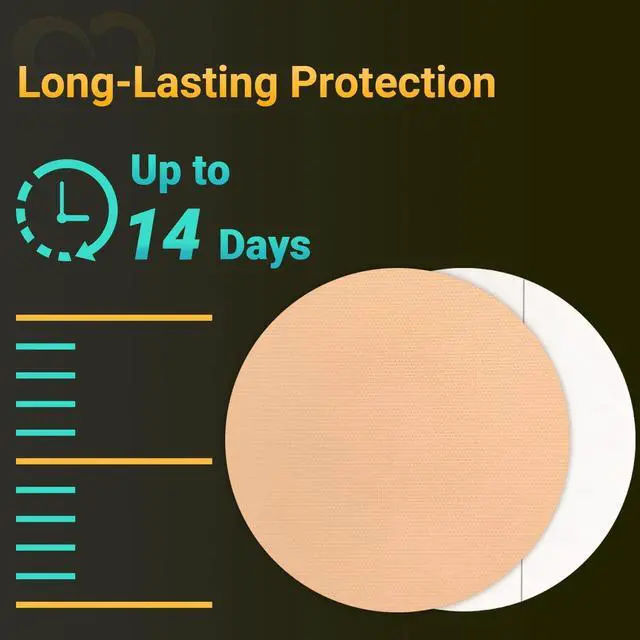 Alt view image 6 of 7 - Dexcom G7 & Stelo Overpatches Trial Pack - 2 Reusable Add-On Hard Cover Cap
