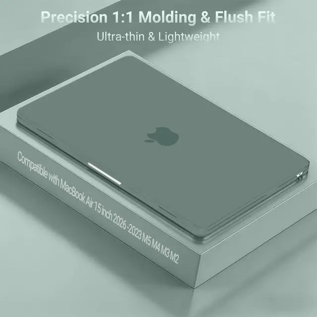 Alt view image 4 of 7 - Compatible with MacBook Air 15 inch Case M5 2026 M4 M3 M2 2025-2023