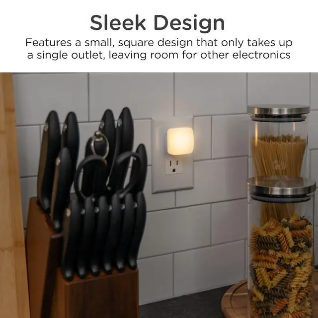 Alt view image 3 of 7 - Plug in Night Light with Dusk to Dawn Sensor, 2 Pack