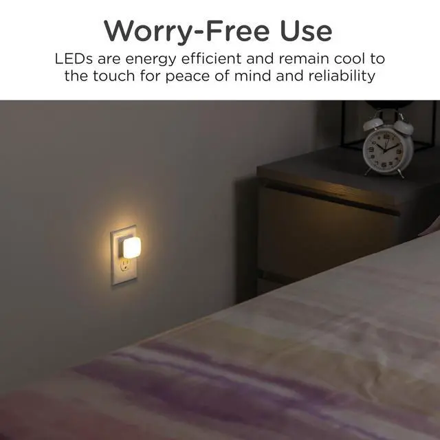 Alt view image 4 of 7 - Plug in Night Light with Dusk to Dawn Sensor, 2 Pack