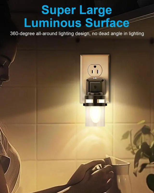 Alt view image 5 of 7 - Night Light Bulb Warm White Replacement Bulbs - E12 Light Bulbs - 7Watt Incandescent Light Bulbs - 15 Packs Warm White Glow - Dimmable