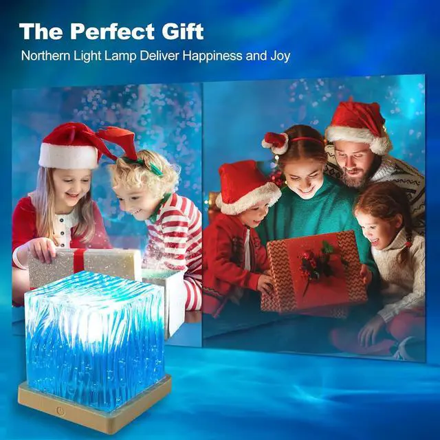 Alt view image 7 of 7 - Northern Lights Projector, 16 Colors Rechargeable Aurora Light Projector & Mood Lighting Galaxy Lamp, Remote Night Light for Bedroom, Gift for Teenage Girls Room Decor (Battery)