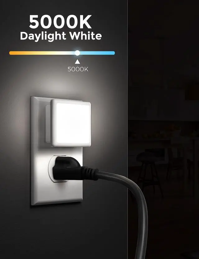 Alt view image 2 of 7 - Night Lights Plug into Wall 2-Pack, 0.3W Plug in Night Light