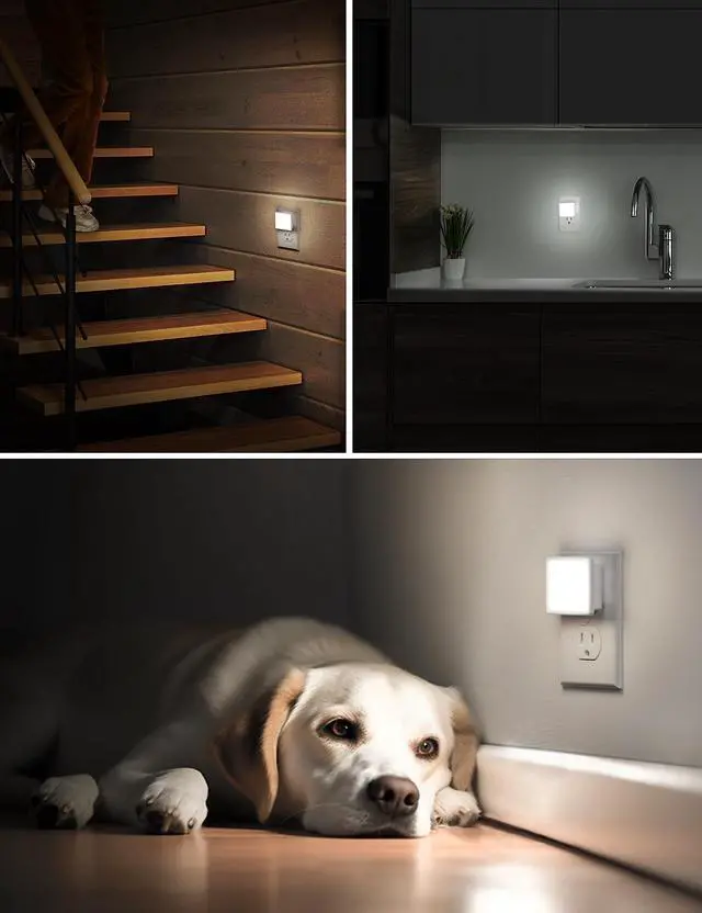 Alt view image 6 of 7 - Night Lights Plug into Wall 2-Pack, 0.3W Plug in Night Light
