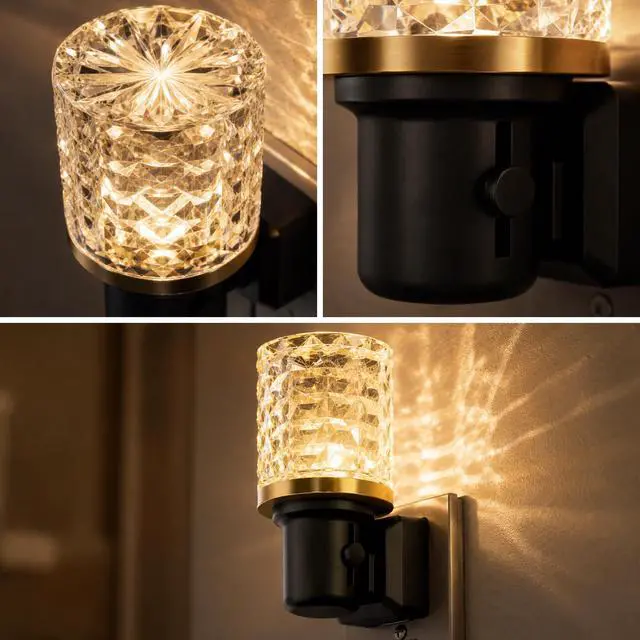 Alt view image 7 of 7 - LED Night Light, Dimmable Night Lights Plug into Wall,Dusk to Dawn