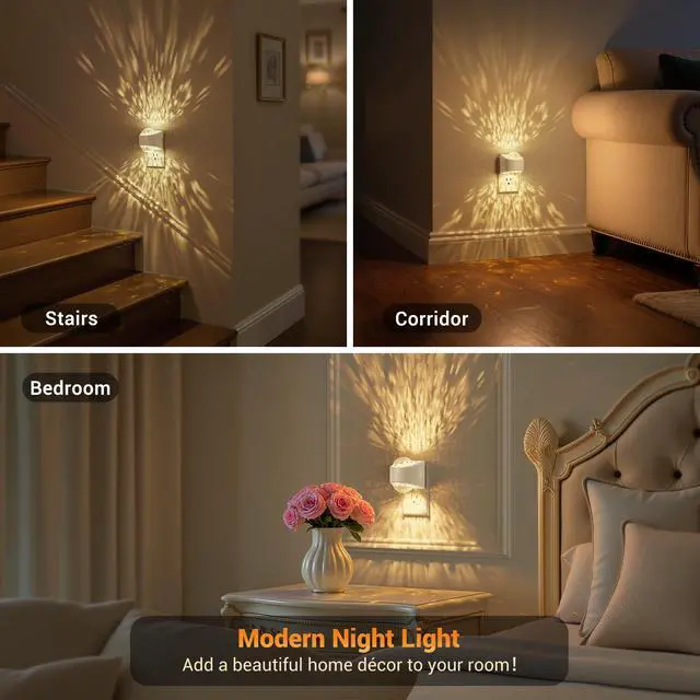 Alt view image 6 of 6 - Night Lights Plug into Wall