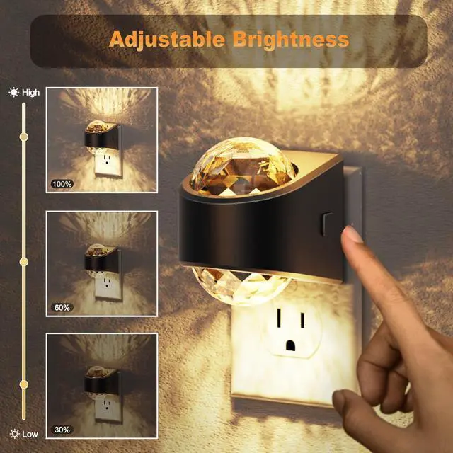 Alt view image 2 of 6 - Night Lights Plug into Wall, Star Projector Night Light