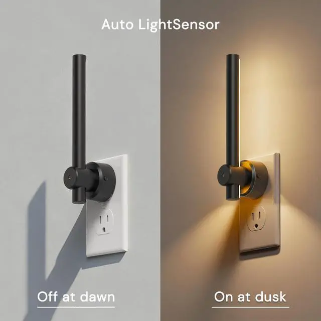 Alt view image 2 of 7 - Night Light Plug in, 2Pack Dimmable Night Lights Plug into Wall