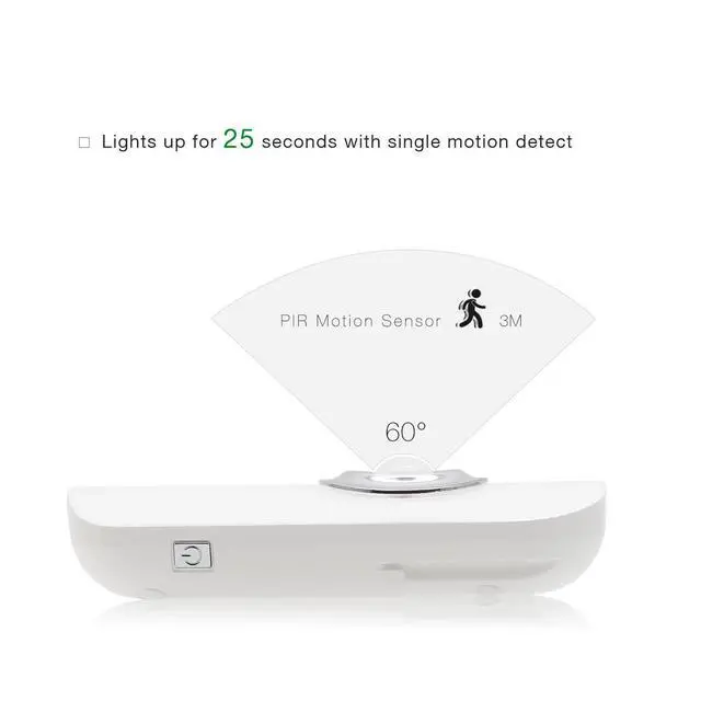Alt view image 6 of 7 - 3-in-1 Motion Sensor Night Light Plug in, Rechargeable Flashlight, Emergency Light for Bedroom, Bathroom, Living Room, Stairways, Hallways - Cool White