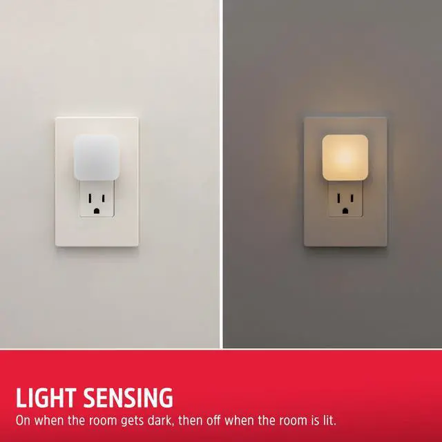 Alt view image 3 of 7 - Night Lights Plug into Wall, 4-Pack, LED Plug in Nightlight