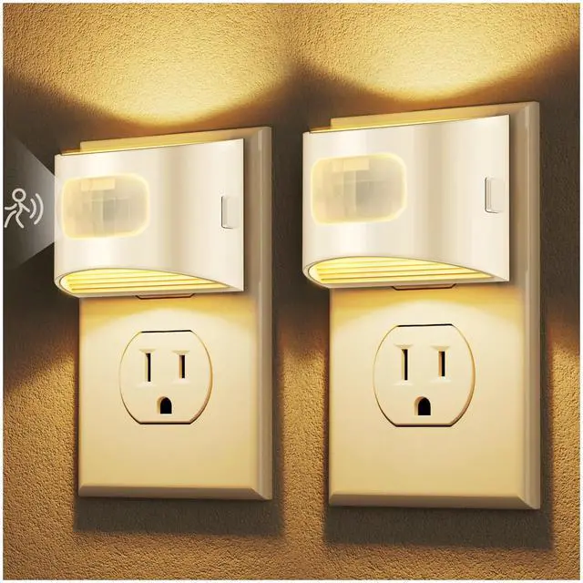 Main image of Motion Sensor Night Light, Night Lights Plug into Wall, 3000K