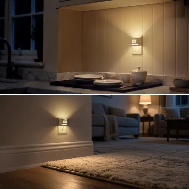 Alt view image 6 of 7 - Motion Sensor Night Light, Night Lights Plug into Wall, 3000K