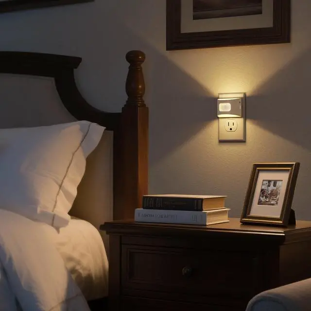 Alt view image 7 of 7 - Motion Sensor Night Light, Night Lights Plug into Wall, 3000K