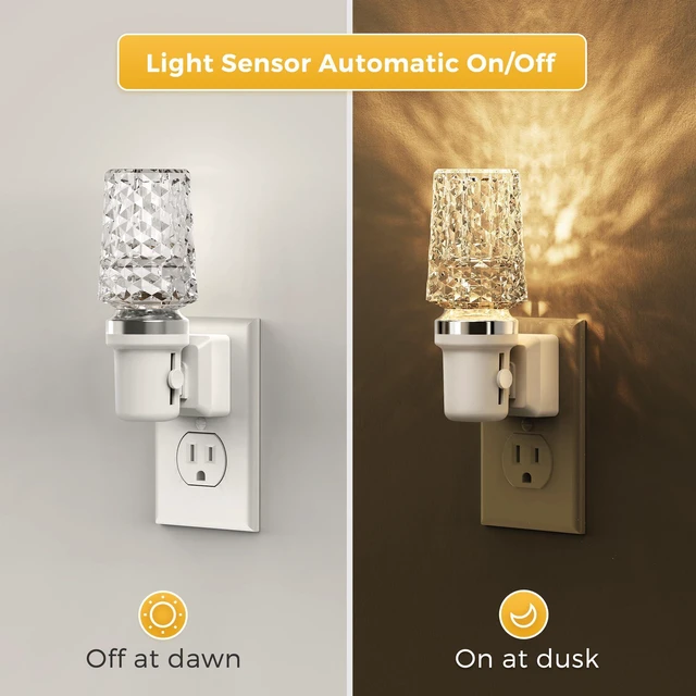 Alt view image 3 of 7 - Night Light, Dimmable Night Lights Plug into Wall, Light Sensor