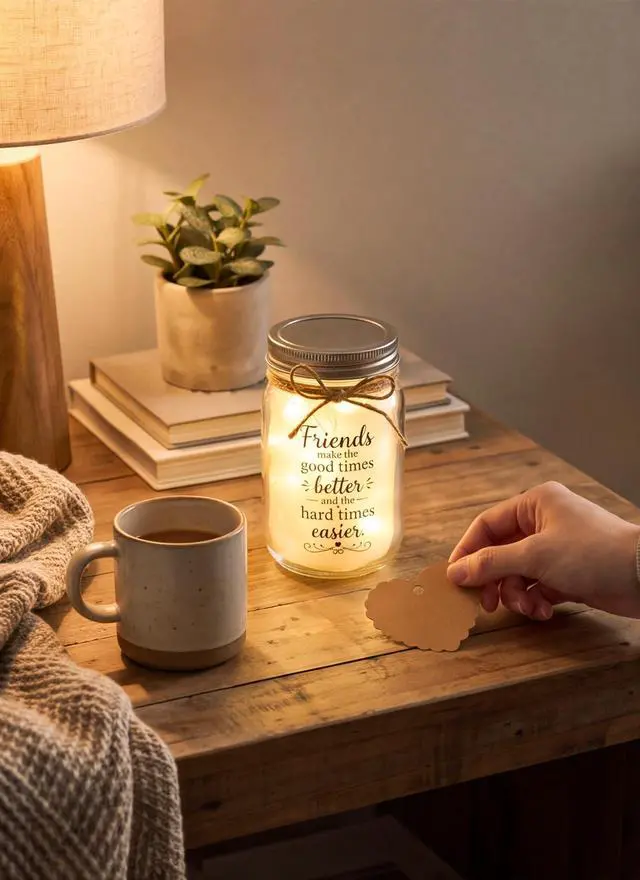 Main image of Best Friend Birthday Gifts, Friendship Gifts for Women Mason Jar