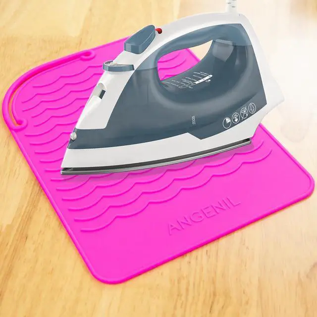 Alt view image 3 of 7 - Heat-Resistant Silicone Mat for Hair Irons, 9 x 6.5 inch, Protecting Your Counter Safely