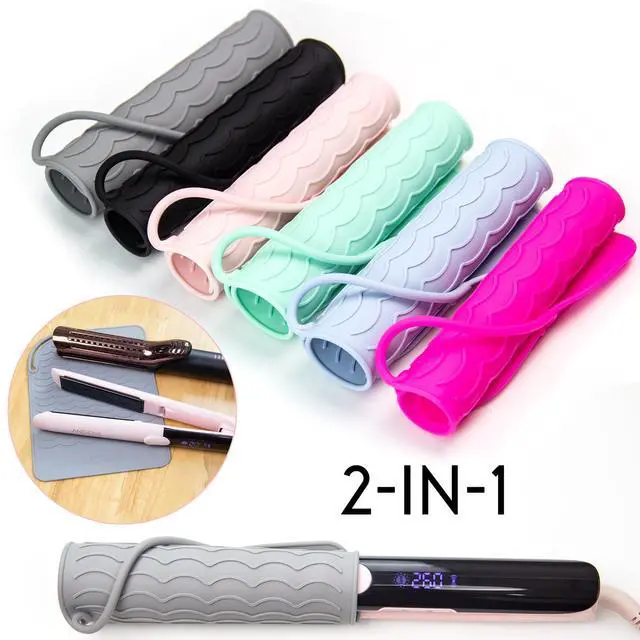 Alt view image 4 of 7 - Heat-Resistant Silicone Mat for Hair Irons, 9 x 6.5 inch, Protecting Your Counter Safely