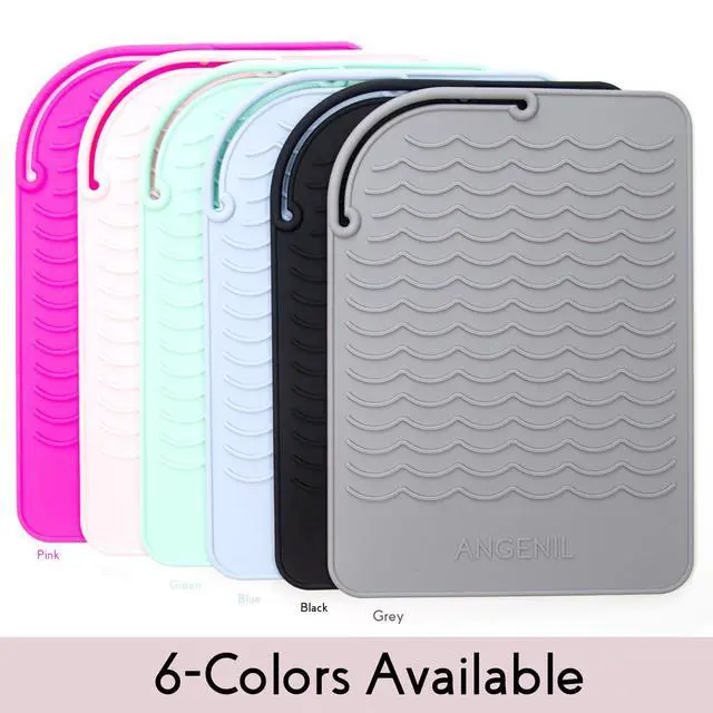 Alt view image 5 of 7 - Heat-Resistant Silicone Mat for Hair Irons, 9 x 6.5 inch, Protecting Your Counter Safely