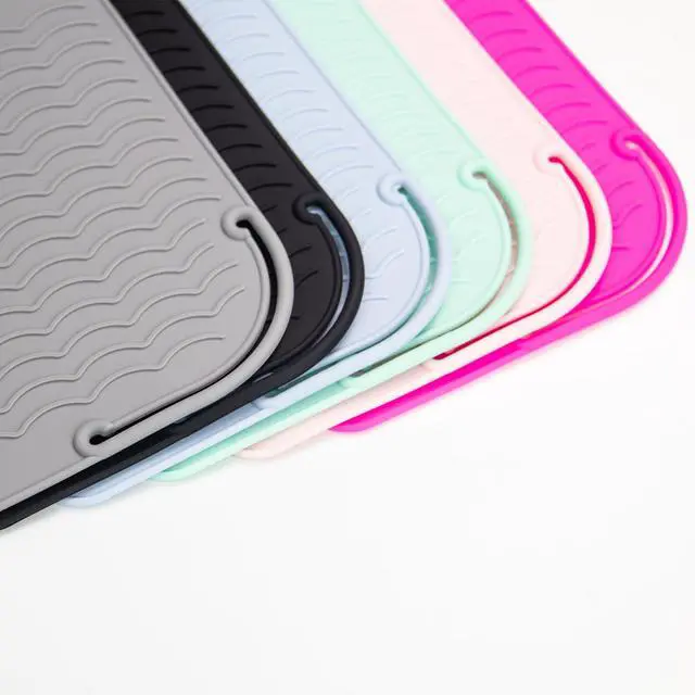 Alt view image 6 of 7 - Heat-Resistant Silicone Mat for Hair Irons, 9 x 6.5 inch, Protecting Your Counter Safely