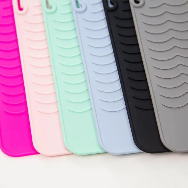 Alt view image 7 of 7 - Heat-Resistant Silicone Mat for Hair Irons, 9 x 6.5 inch, Protecting Your Counter Safely