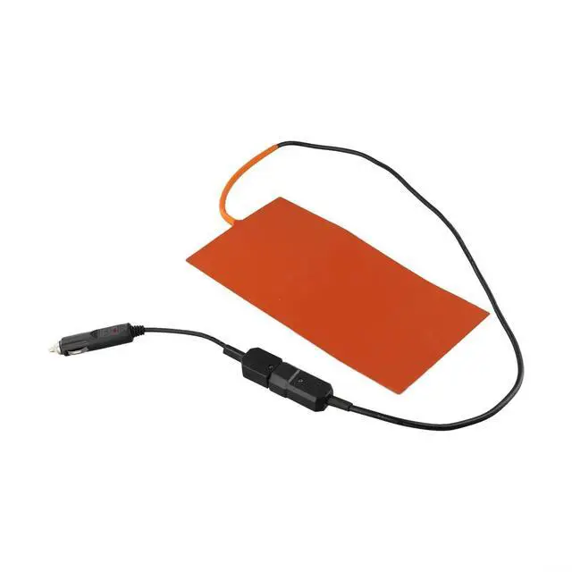 Alt view image 7 of 7 - Silicone Heating Pad 12V 100W for Food Delivery Bag, 152mm x 304mm Heater Mat with Overheat Protection, Compatible with 12V Power Source