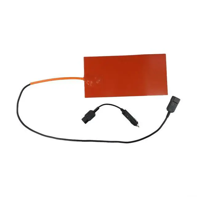 Alt view image 4 of 7 - Silicone Heating Pad 12V 100W for Food Delivery Bag, 152mm x 304mm Heater Mat with Overheat Protection, Compatible with 12V Power Source