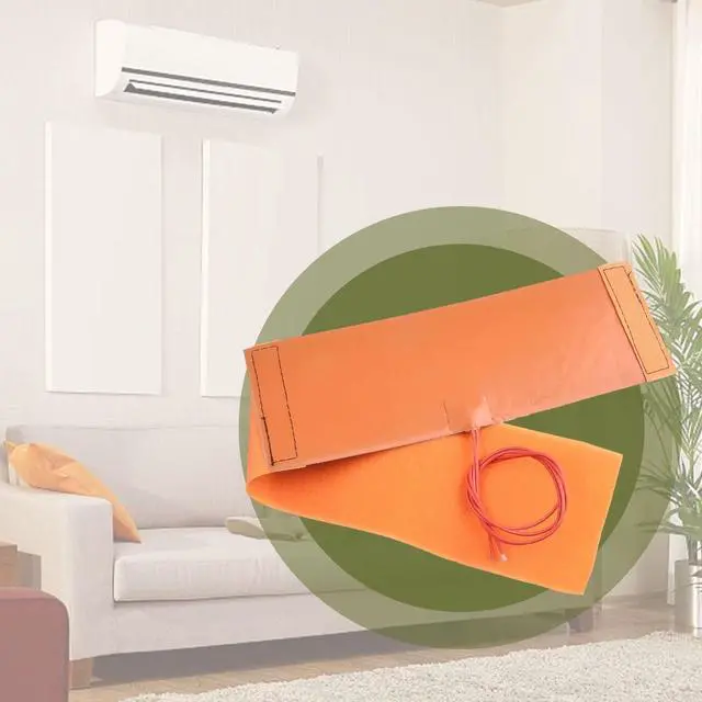 Alt view image 4 of 7 - for 12V 240W Silicone Bottle Heater Flexible Heating Pad Mat Orange 10x30cm Portable Electric Warm Pad for Bottles Car Travel Outdoor Home Use