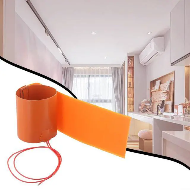 Alt view image 5 of 7 - for 12V 240W Silicone Bottle Heater Flexible Heating Pad Mat Orange 10x30cm Portable Electric Warm Pad for Bottles Car Travel Outdoor Home Use