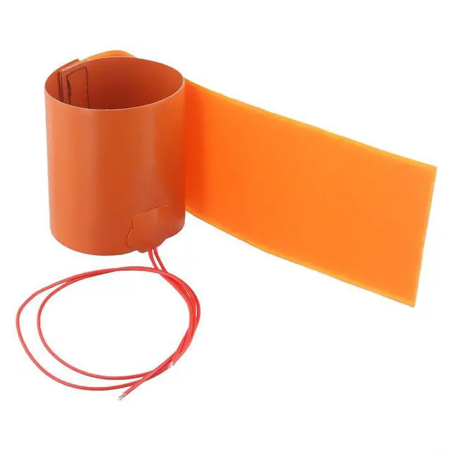 Alt view image 7 of 7 - for 12V 240W Silicone Bottle Heater Flexible Heating Pad Mat Orange 10x30cm Portable Electric Warm Pad for Bottles Car Travel Outdoor Home Use