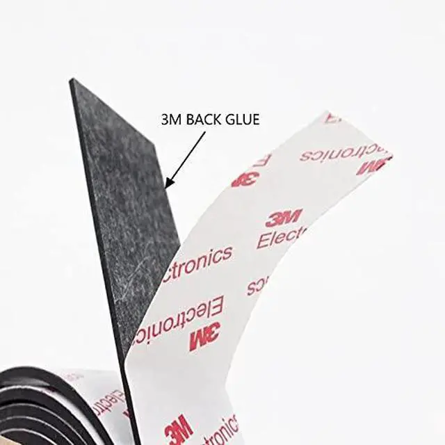 Alt view image 3 of 7 - 2 pcs Anti-Slip Pads Silicone Rubber Plastic Pads 150x300mm 3M Self-Stick Adhesive Non Slip Mats for Furniture Fixator Protector Mat (6x12inch)