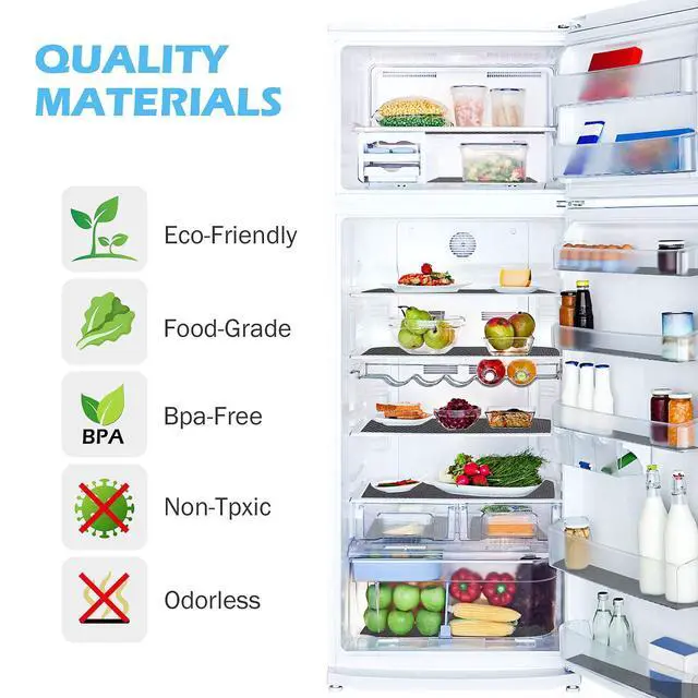 Alt view image 6 of 6 - Drawer Liners, Waterproof Shelf Liner, Anti-Slip Non-Adhesive BPA Free Kitchen Cupboard Cabinet Liner Refridge Fridge Mats Sink Protector Strong Durable for Home (Black/11.8in x 10Ft)