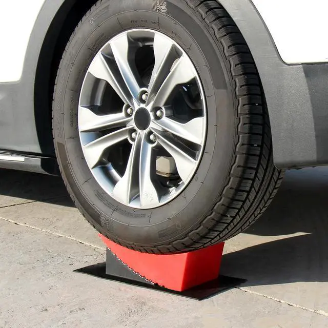 Alt view image 7 of 7 - 26x9 Heavy Duty Rubber Mat, Anti-Slip Rubber Pad for RV Leveling Blocks/Ramp/Leveler (2 Pack)